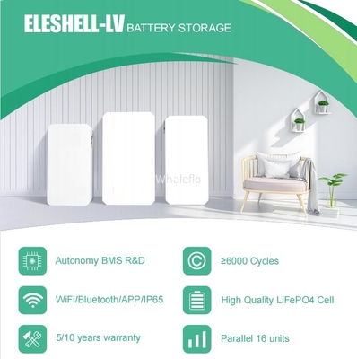 ELESHELL LS-14.3K 280Ah 48V Solar Battery Lithium LiFePO4 Battery 14.3kWh