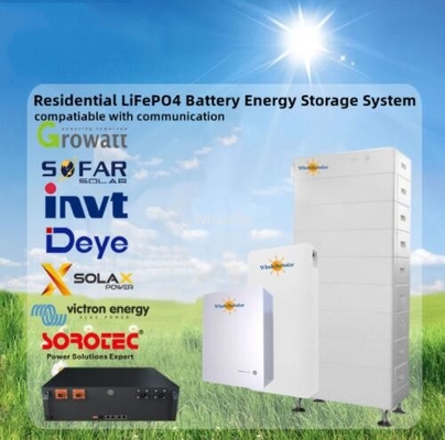 Growatt HV Batteries OEM Factory 5.12KWH Lithium LiFePO4 Battery For Solar Energy System