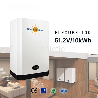 WhalefloSolar 200Ah 48V Lifepo4 Lithium Powerwall For Growatt Inverter Home Solar System