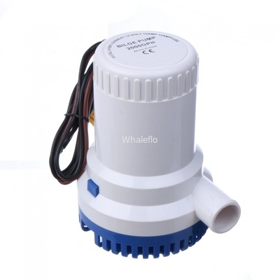 2000GPH 12V/24V DC Non-Automatic Marine Bilge Pump yacht Submersible Water Pumps