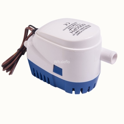 Auto Bilge Pump 600/750/1100GPH DC 12/24V White Electric Water Pump For Aquario Submersible Seaplane Motor Houseboat