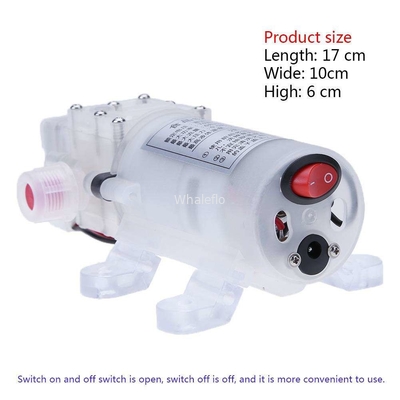 12V 70W self priming Automatic pressure control dc diaphragm water pump food grade for wine , milk , drinking water