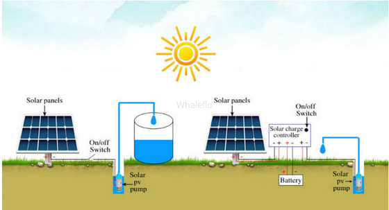 Whaleflo WEL-S242T-40 24V DC solar aquarium pump/solar pump controller/solar powered submersible deep water well pump