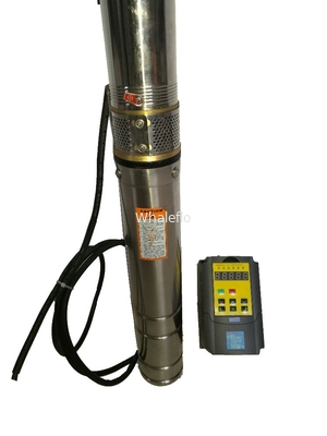 Whaleflo 3SH2.5/5-0.18 Stainless Steel solar powered submersible deep well water pumps 180W 2.5ton/H