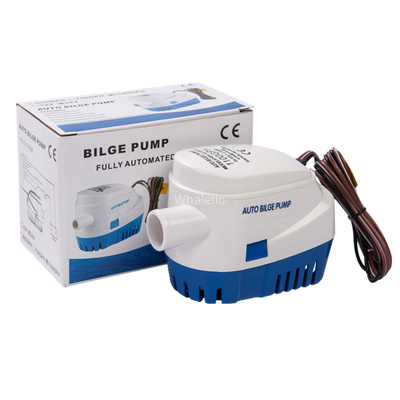 Whaleflo 1100GPH 12V DC Marine Automatic Bilge Pump For Boat Head 5.0M Current 3.8A Outlet 29mm