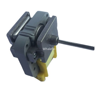 Whaleflo 220 voltage 8w refrigerator freezer fan motor refrigerator cooling motor 4.5cm shaft lenth 0.4cm diameter