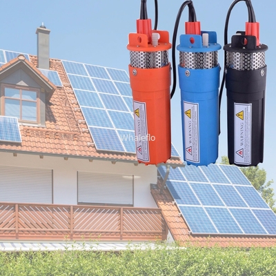 Whaleflo orange color 12v Solar Electric Submersible Water Pump System Cheap Plastic Price With 6.0LPM Flow Rate