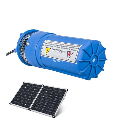 Whalelfo105-110PSI 12v 100m deep well high capacity solar powered plastic water pump system for agriculture