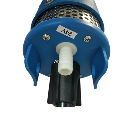 Whalelfo blue plastic 105-110PSI 12v dc portable submersible deep well solar pump for irrigation