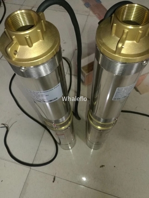 Whaleflo3SH1.5/14-0.37 Stainless Steel solar powered Brushless submersible deep well water pumps 370W rated flow1.5ton/H