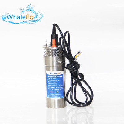 Whaleflo WEL2460-30 24V 12LPM Max Lift 100 M 5.0 A DC Solar Powered Submersible Water Pump System For Farm Irrigation