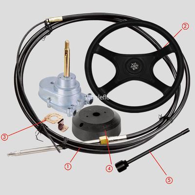 Whaleflo engine steering system  for helm system and rotary steering system  ZINC ALLOY (shot blasting)