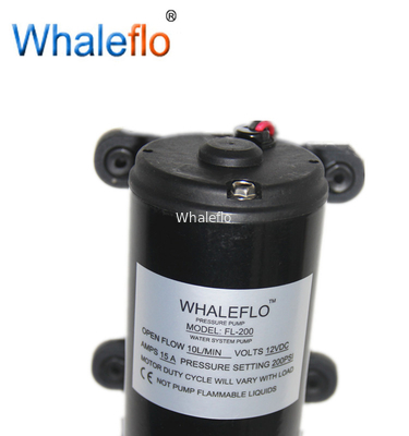 FL-200 12V DC 200PSI 10LPM High Flow 5Chamber Diaphragm Water Pump Self-priming Liquid Transfer Pumps