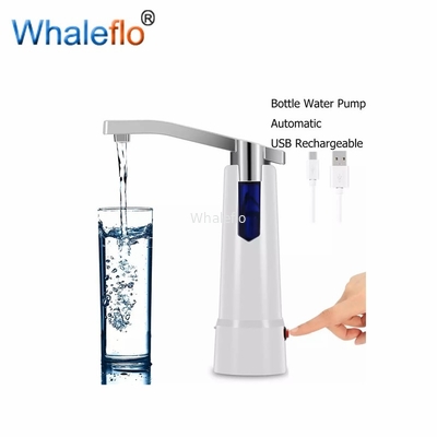 Portable Electric Drinking Water Bottle Pump with Power Adapter Transparent Hose Dispenser Suction Unit Kitchen Drinkwar