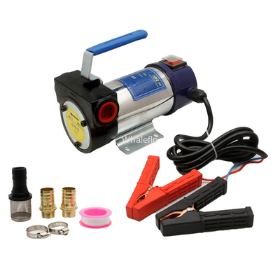 Whaleflo Electric Driven Self-Priming DC 12V Alligator Clamp Connections Portable Fuel Transfer Kit
