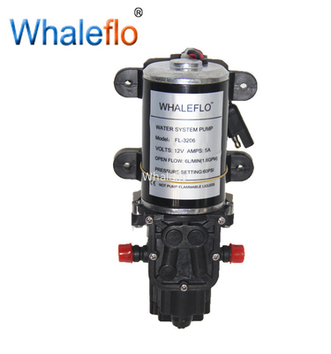 Whaleflo  DC 12v/24v  New model 2.6 L/min  agricultural machinery 70PSI Pressure control water pump