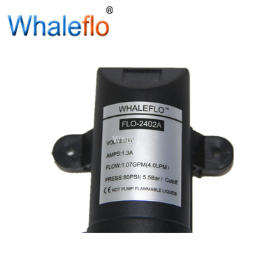 Whaleflo 2 Diaphragm  24 VOLTS 80PSI 4.0LPM low noise with a smooth flow Electromagnetic Pump