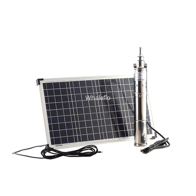 Whaleflo solar stainless screw submersible pump 600W 115 lift brushless high flow solar water pumps 76mm head
