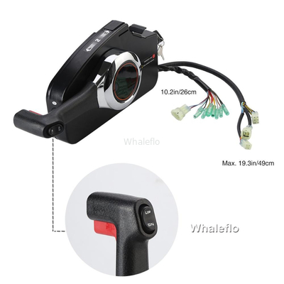 Whaleflo OEM Honda Outboard Side Mount Remote Control With Key And Harness.