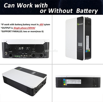 Growatt 48V DC 5000W SPF 5000ES 230V AC Off Grid Solar Inverter Price Inverter Manufacturer