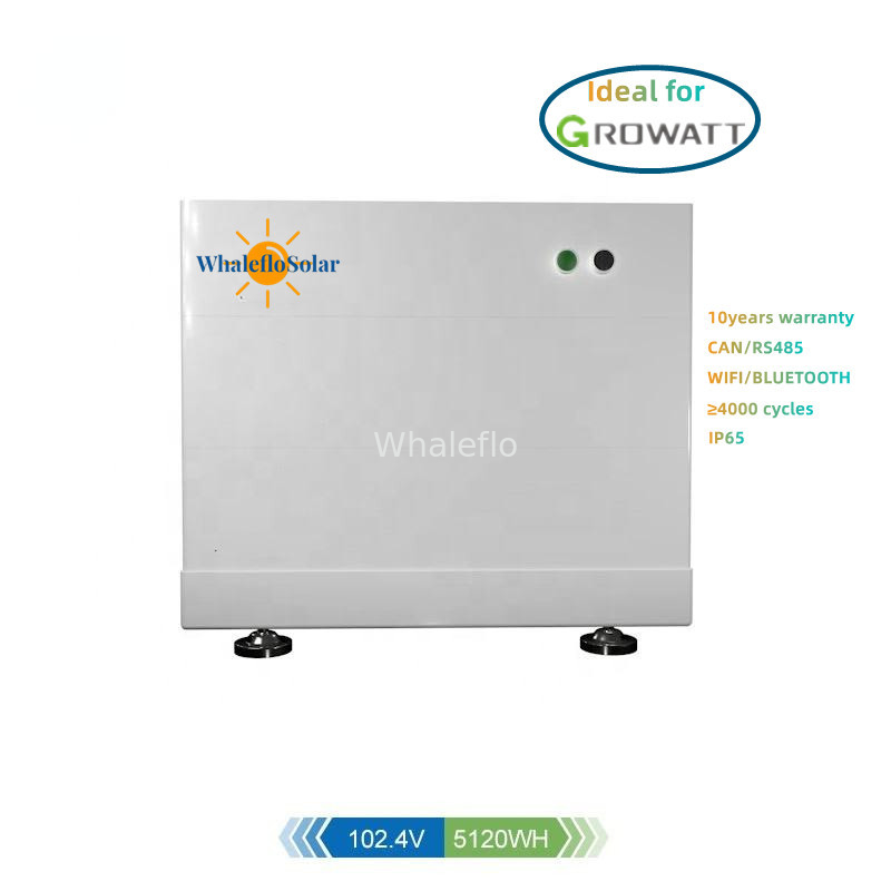 Growatt HV Batteries OEM Factory 5.12KWH Lithium LiFePO4 Battery For Solar Energy System