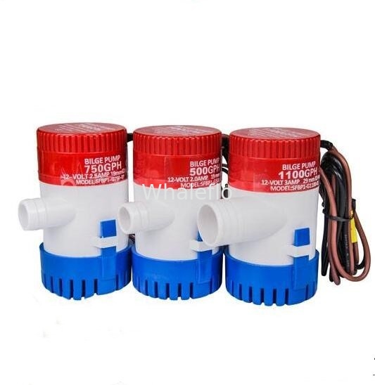 Whaleflo Submersible Sea Flow Bilge Pump 12V dc 1100GPH water pump