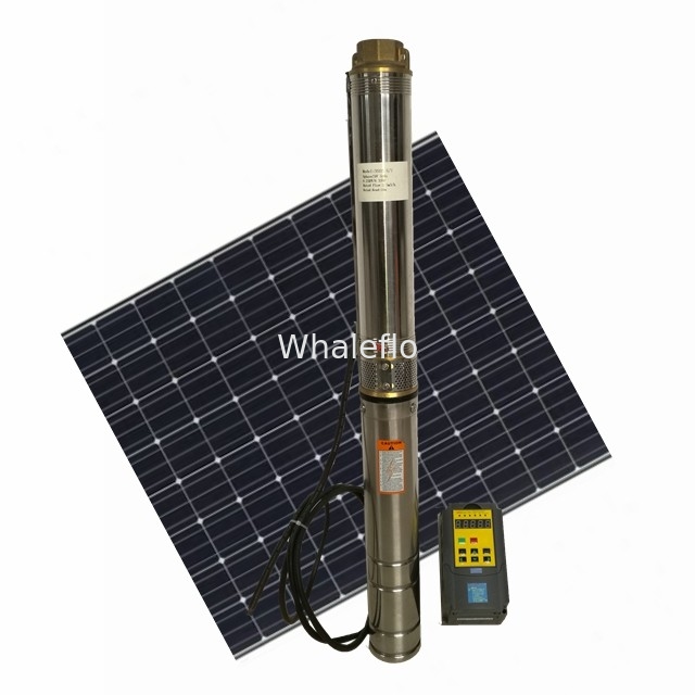 Whaleflo 3SH2.5/5-0.18 Stainless Steel solar powered submersible deep well water pumps 180W 2.5ton/H