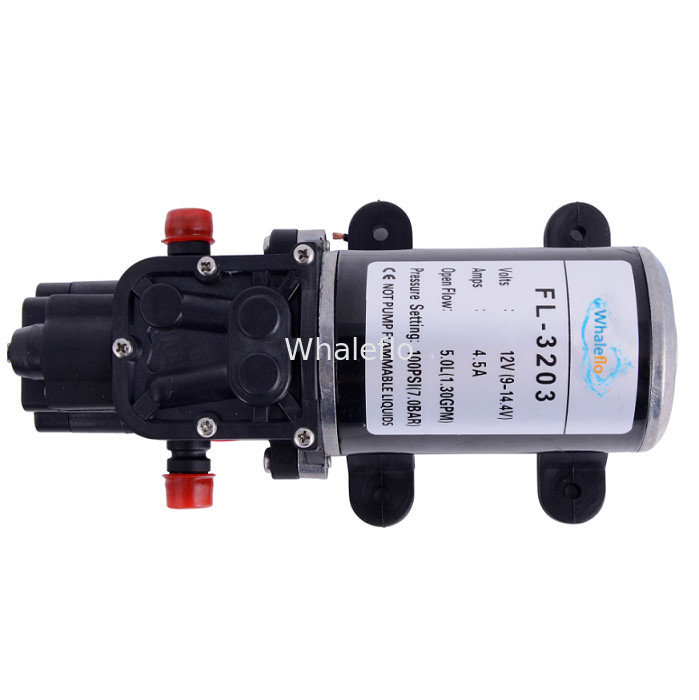 Whaleflo FL-3203 5.1LPM 100PSI HIGH PRESSURE DIAPHRAGM 12 VOLT WATER PUMP WITH PRESSURE SWITCH
