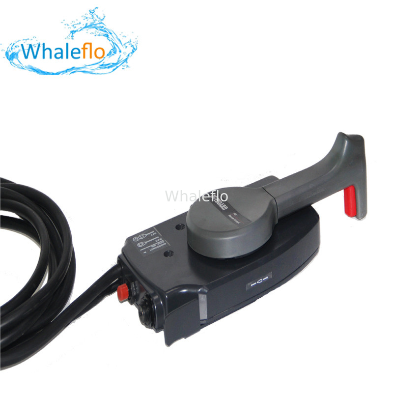 Whaleflo Side mount 703 remote control box with 10 pin wire harness for YAMAHA outboard PUSH