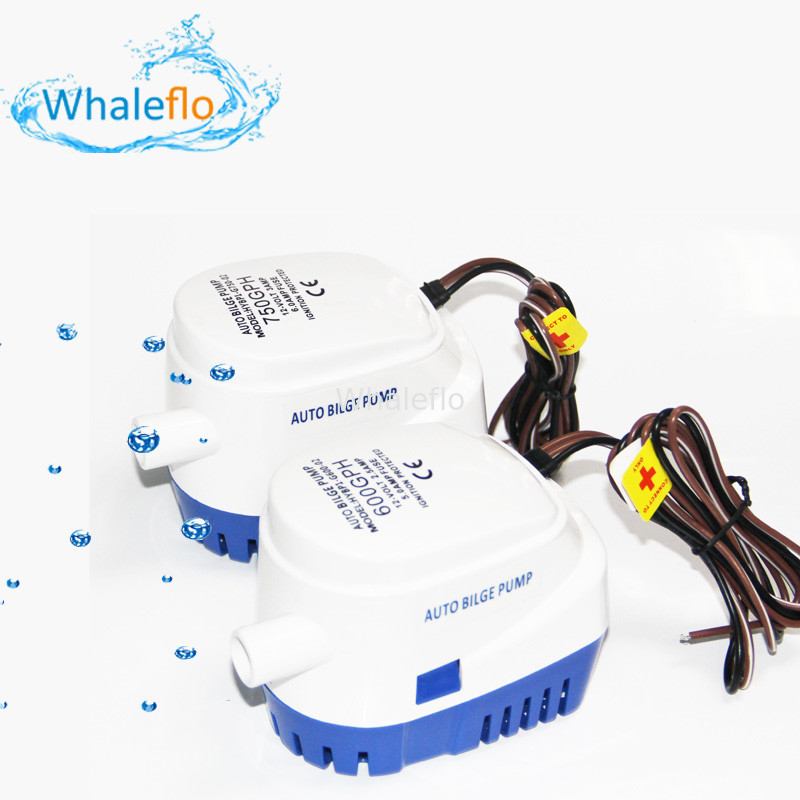 Whaleflo DC 12V 750GPH Automatic Water Bilge Pump For Boat Submersible with Float Switch Marine / Bait Tank / Fish