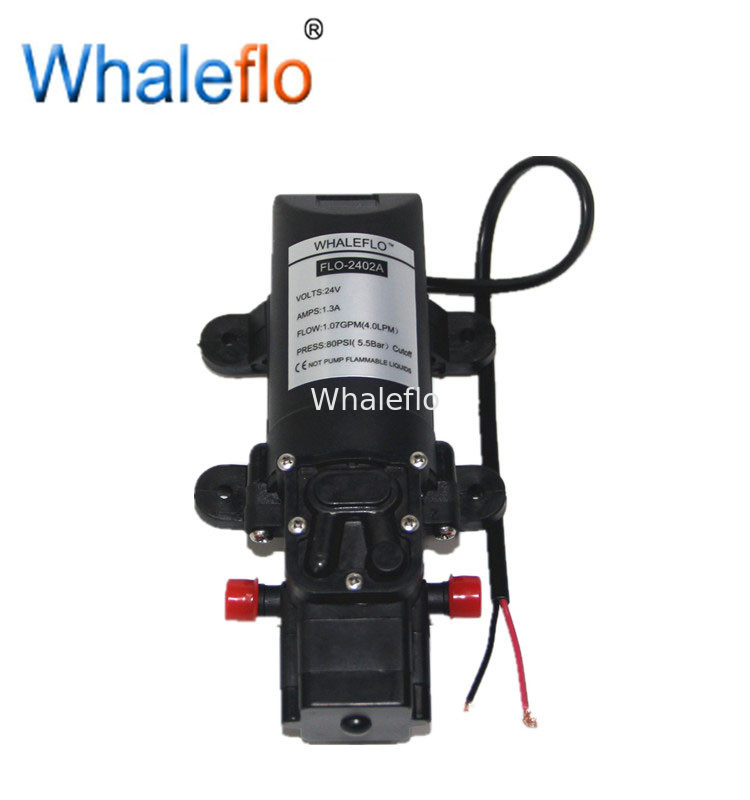 Whaleflo 3.8LPM 35PSI 24V small self-priming 1.2M suction diaphragm water pump