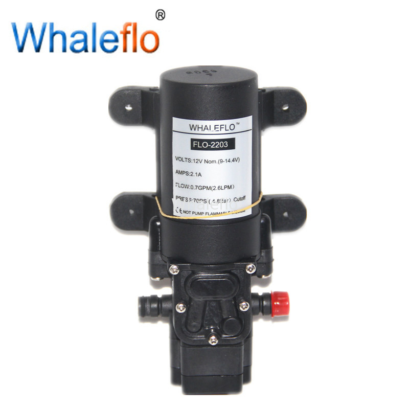 Whaleflo FLO Series Micro DC Diaphragm Pumps  FLO-2203 12VDC 2.6L/MIN 70PSI 2.1 Amps Agricultural 12v Spray Pump