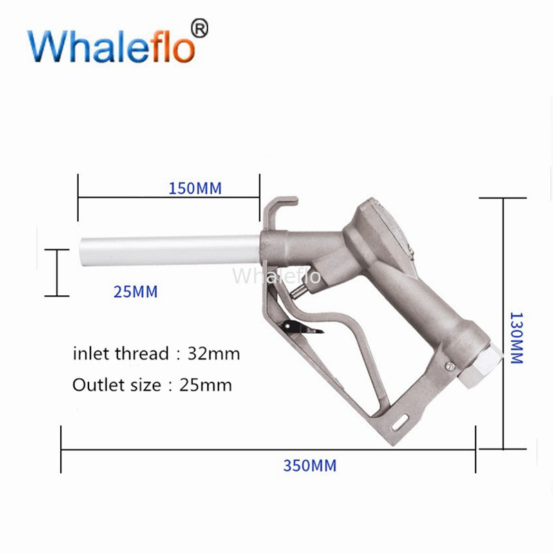 Whaleflo 13B aluminum diesel automatic  manual fuel transfer dispenser nozzle for oil pump