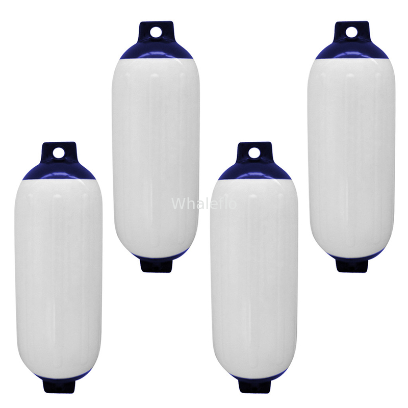 Whaleflo 2 Color Marine UV-Resistance PVC White Blue G0 Boat Fender Supplier