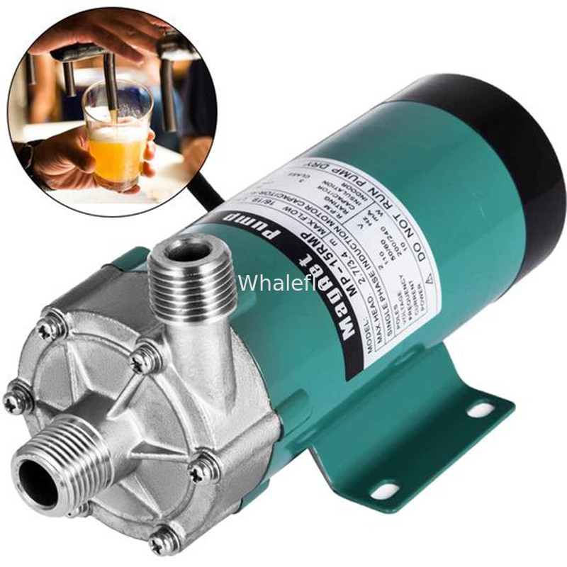 Whaleflo SS 304 Magnetic Drive Wort Beer Transfer Pump for Homebrewing